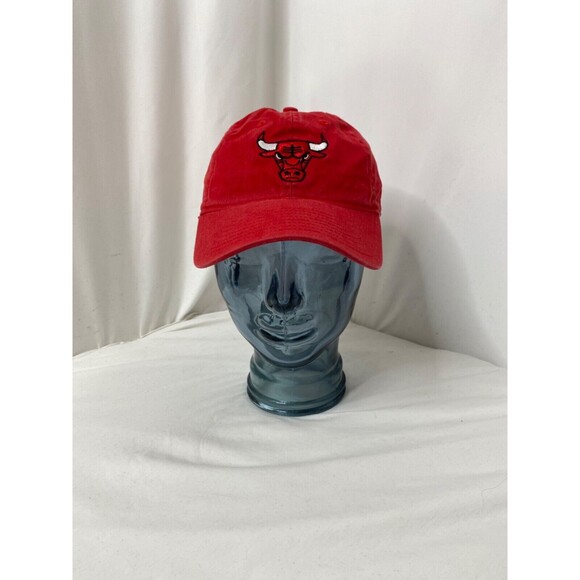 Adidas Chicago Bulls Hat Red Cotton Easy Adjustable NBA Adult One Size - Picture 2 of 12